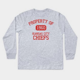 Property of Kansas City Chiefs Kids Long Sleeve T-Shirt